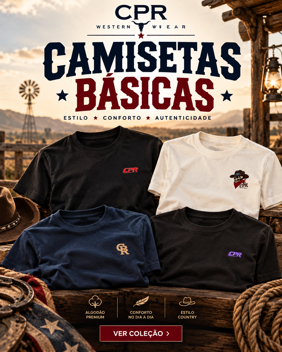 Camisetas básicas
